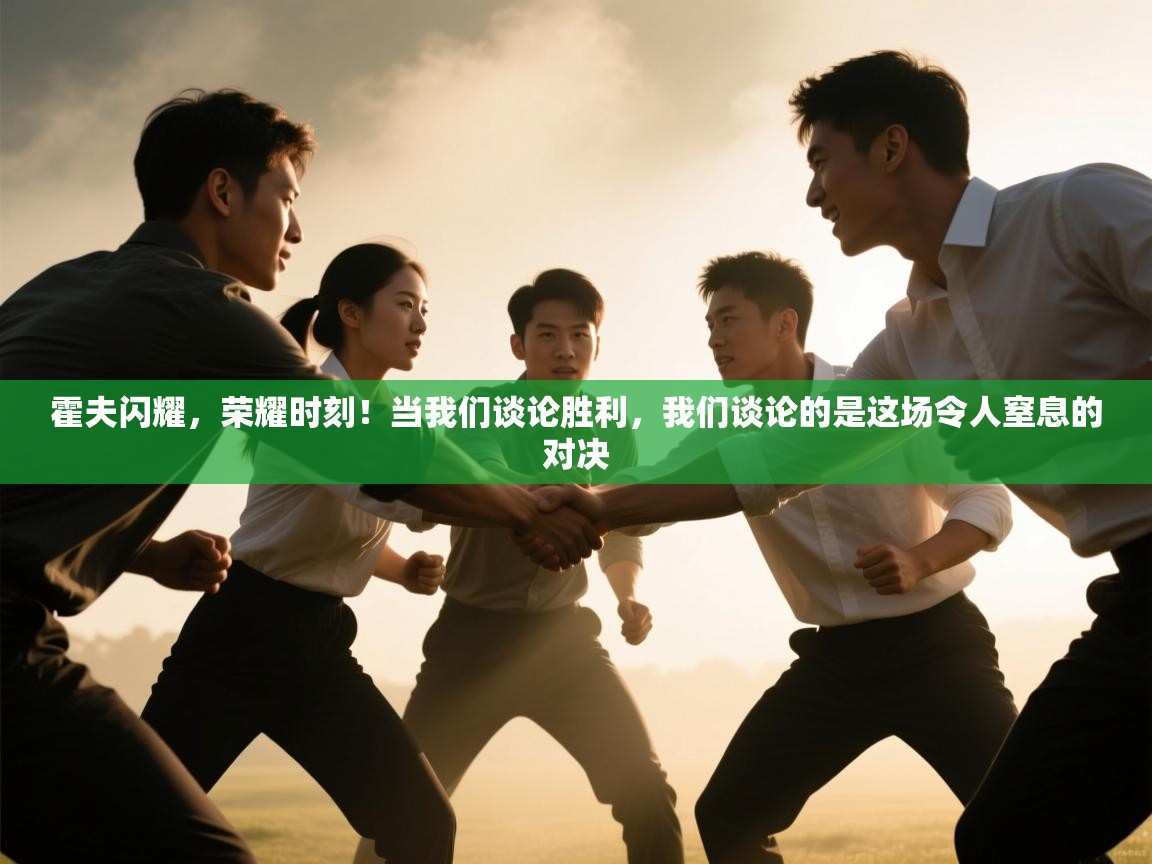 霍夫闪耀，荣耀时刻！当我们谈论胜利，我们谈论的是这场令人窒息的对决